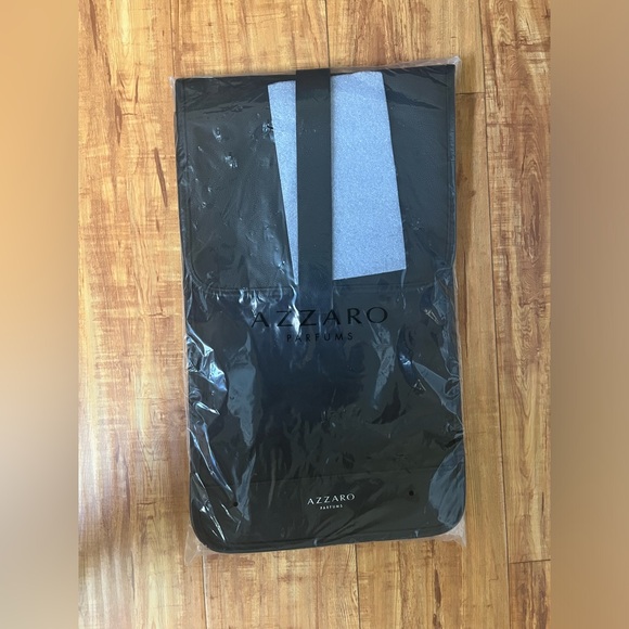 AZZARO Logo Mens Limited Edition Black BackPack Travel Bag - Picture 2 of 4